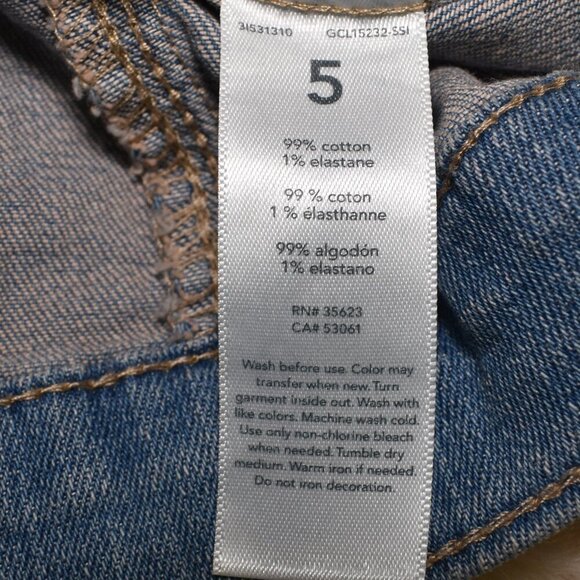 Carters Blue Denim Tucker Jacket Size 5 - Picture 5 of 7